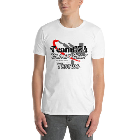 Team C-24 Black Belt Testing Adult Short-Sleeve Unisex T-Shirt